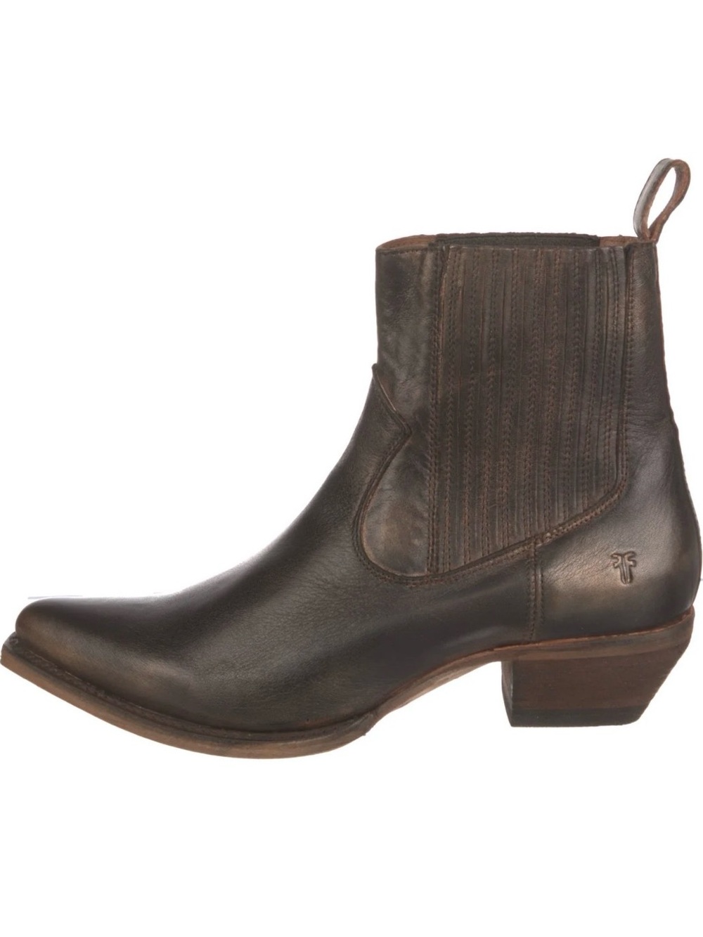 New Frye Women’s Gold Bronze Brown Leather Chelsea Boot 9M